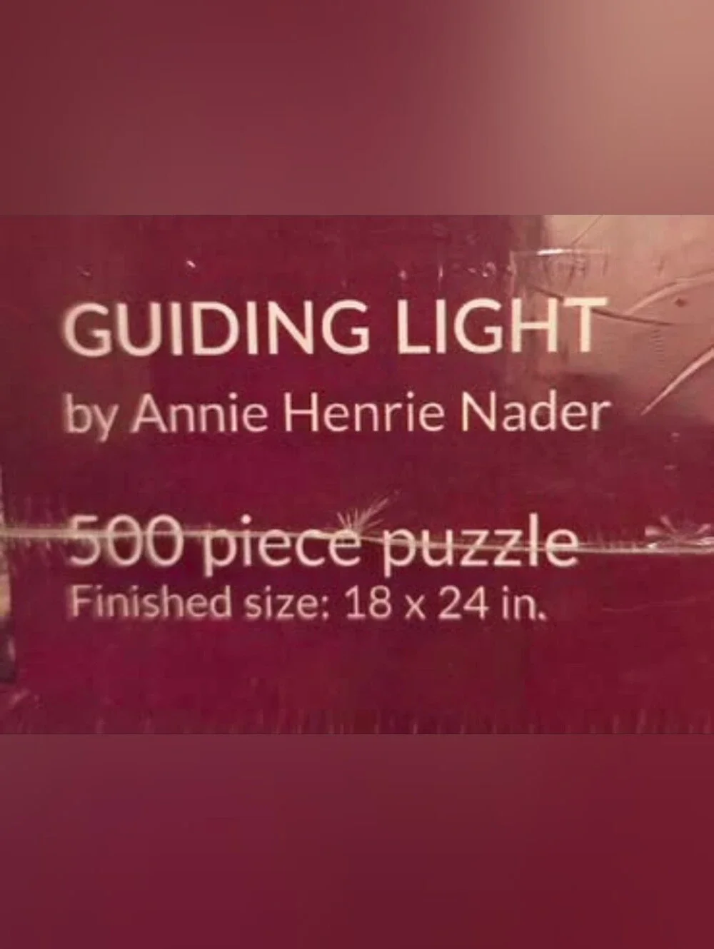 Guiding Light by Annie Henrie Nader 500 Piece Puzzle – NEW Sealed Christian Art